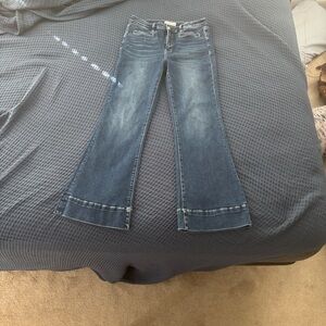 Flying Monkey Dark Blue Flare Jeans